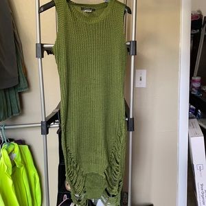 Green Solution Dress/Cover Up.